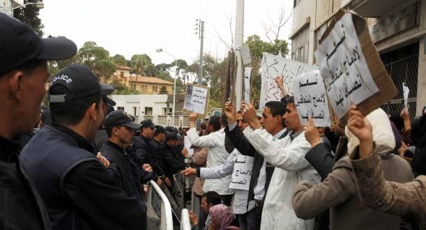 احتجاجات الأساتذة