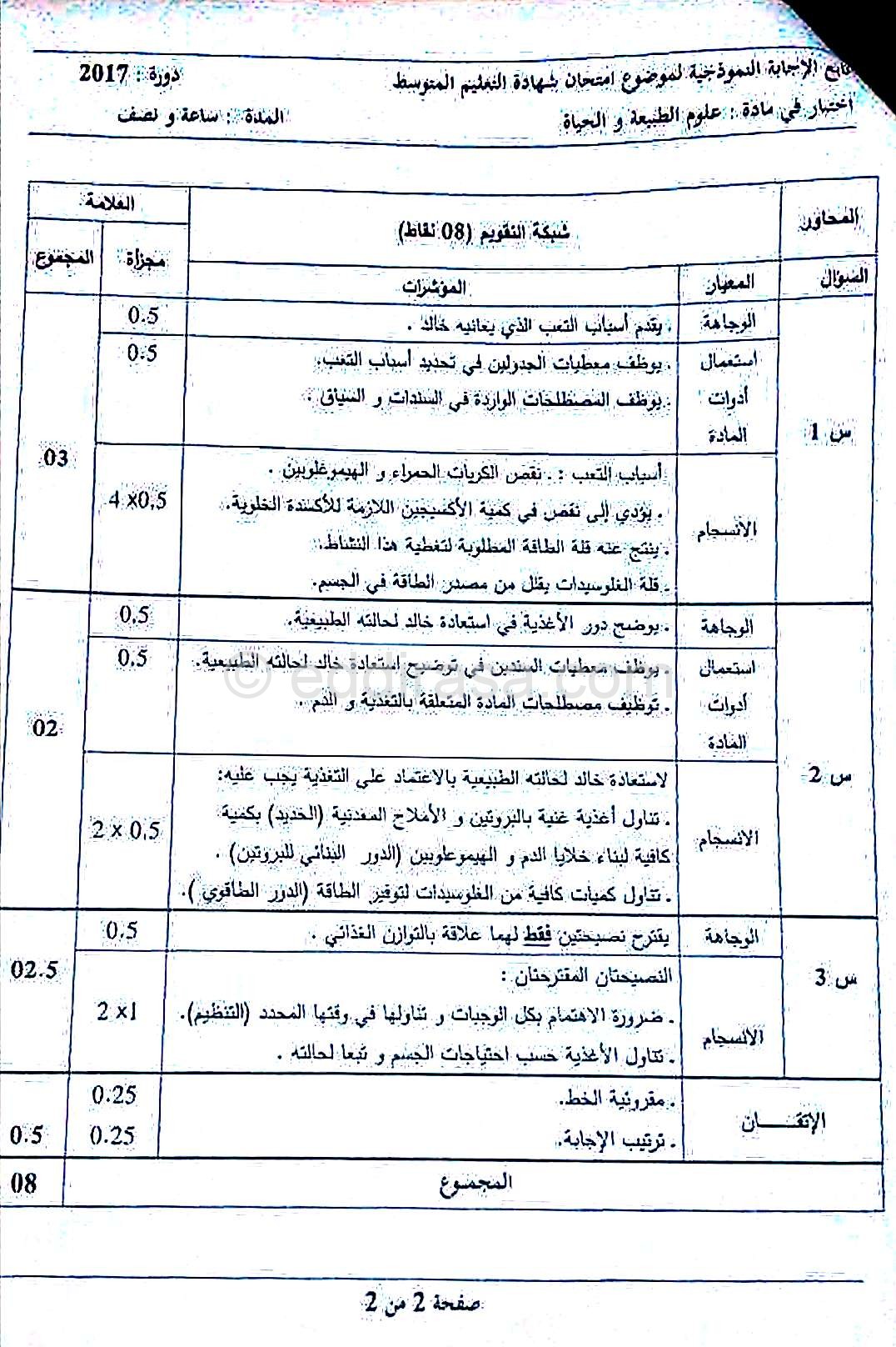 correction bem science 2017_2