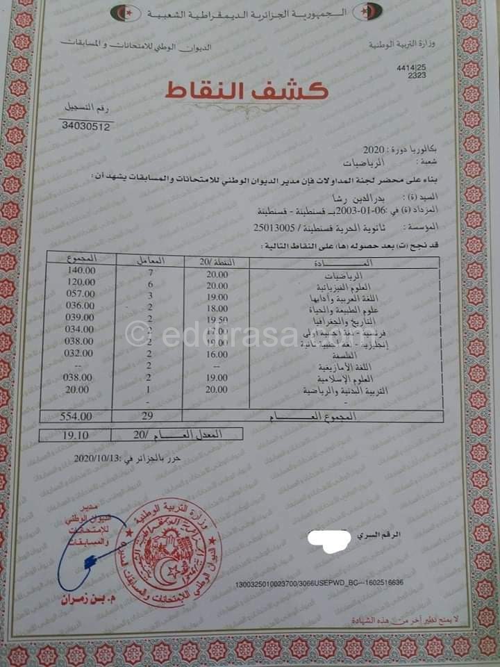 كشف نقاط رشا بدرالدين