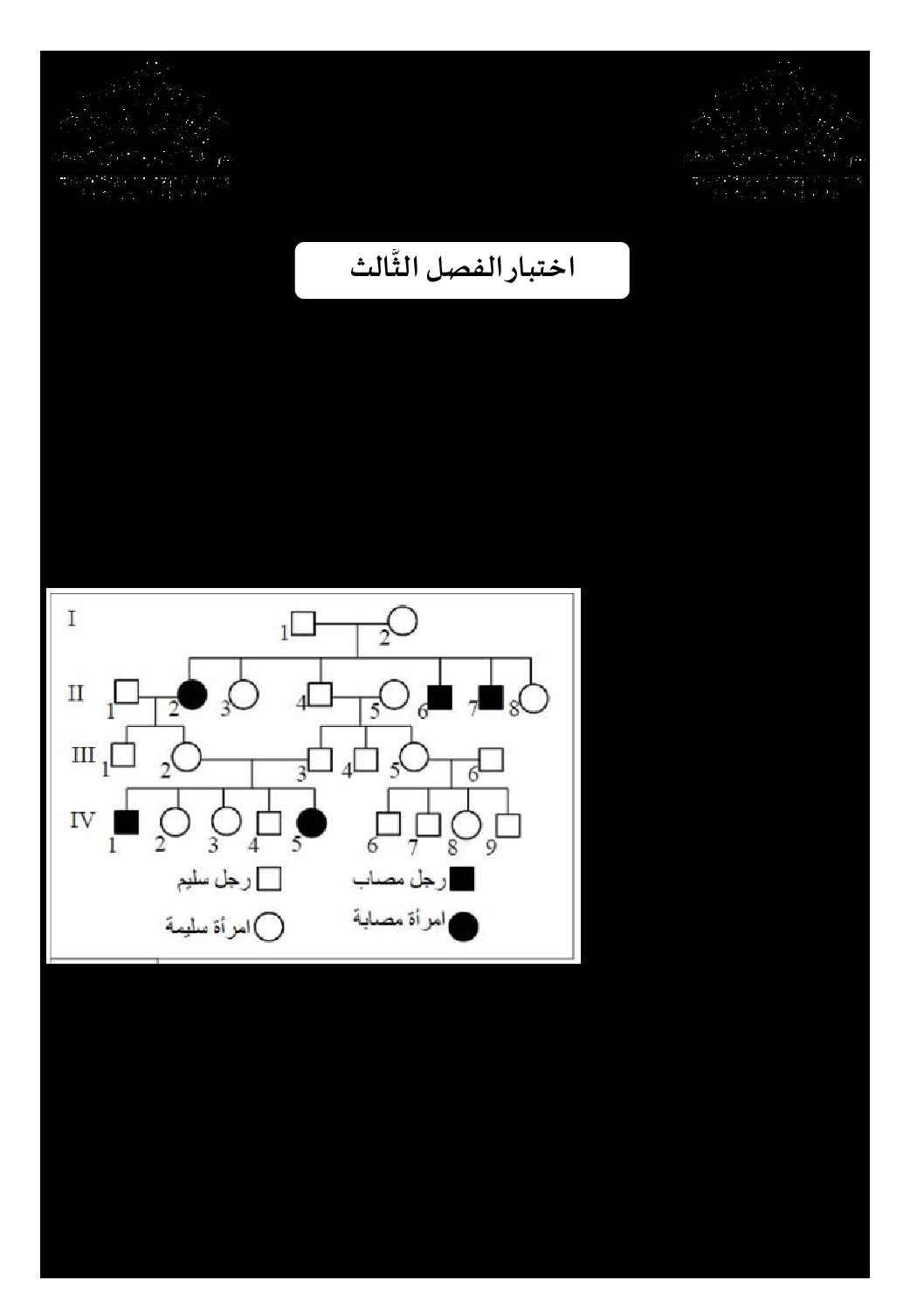 اختبار في العلوم الطبيعية الفصل الثالث السنة الثانية ثانوي علوم تجريبية رقم 22 مع التصحيح