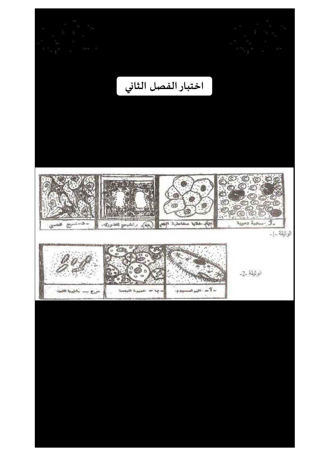 اختبار في العلوم الطبيعية الفصل الثاني السنة الثانية ثانوي علوم تجريبية رقم 44 مع التصحيح