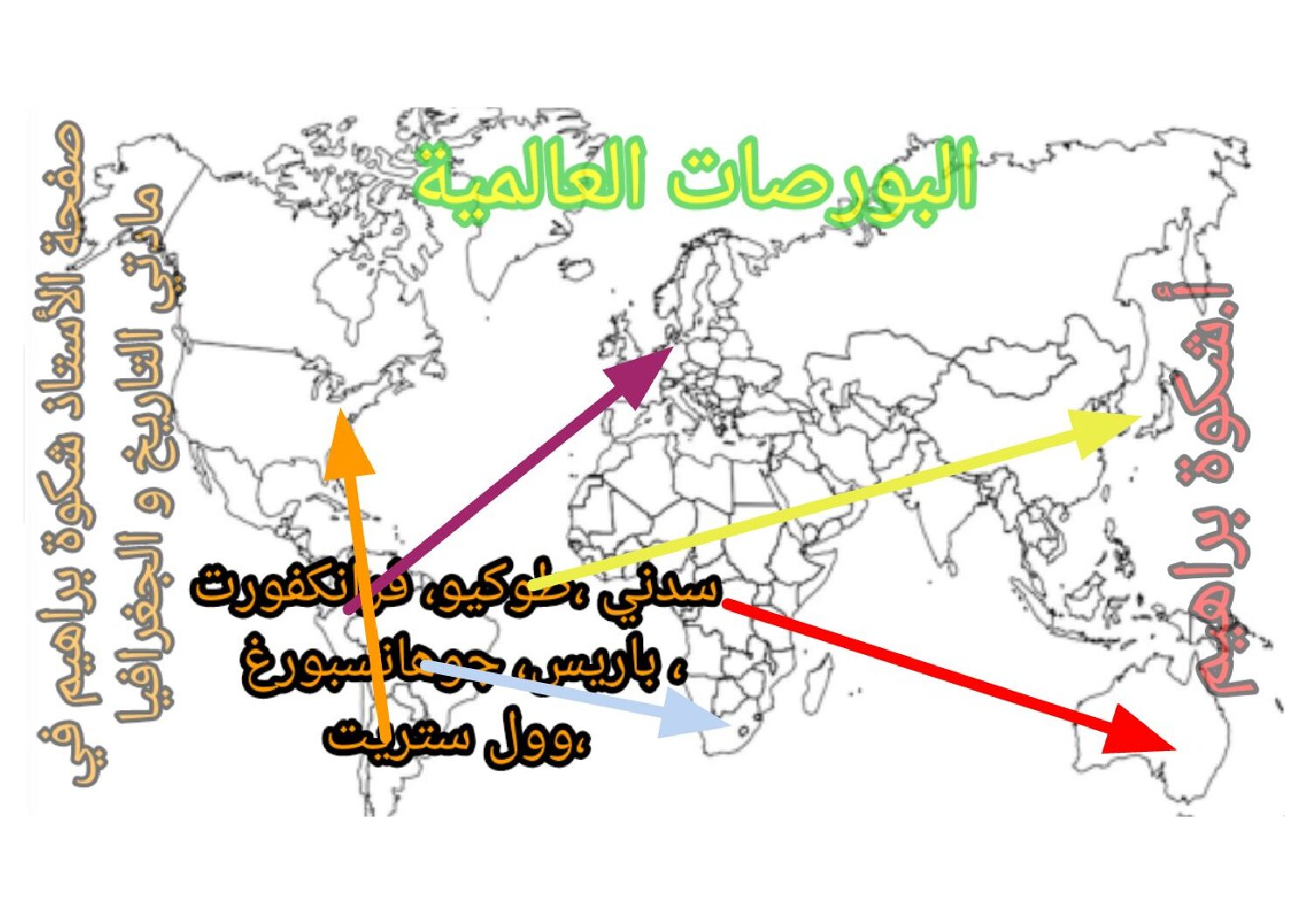 خرائط وظيفية مهمة في مادة التاريخ إعداد الأستاذ شكوة براهيم 3 ثانوي