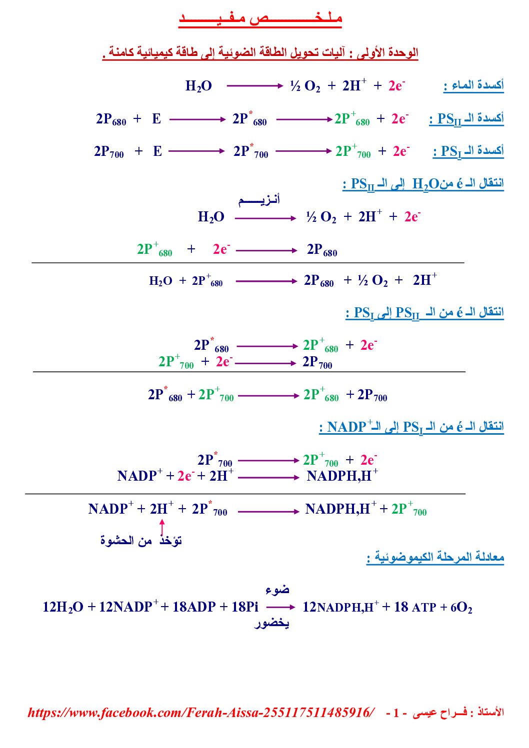 ملخص شامل لآلات تحول الطاقة للأستاذ فراح عيسى 3 ثانوي