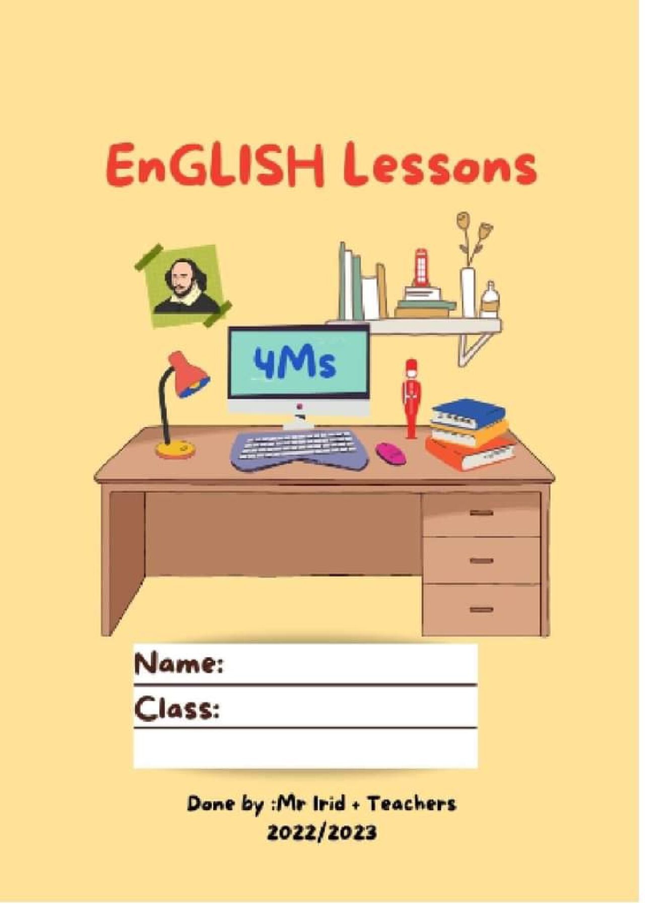 ملخصات دروس الانجليزية من إعداد الاستاذ إريد 4 متوسط
