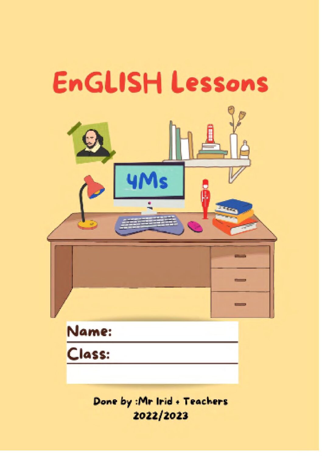 ملخص عام و شامل لكل دروس اللغة الإنجليزية للأستاذ إريد 4 متوسط