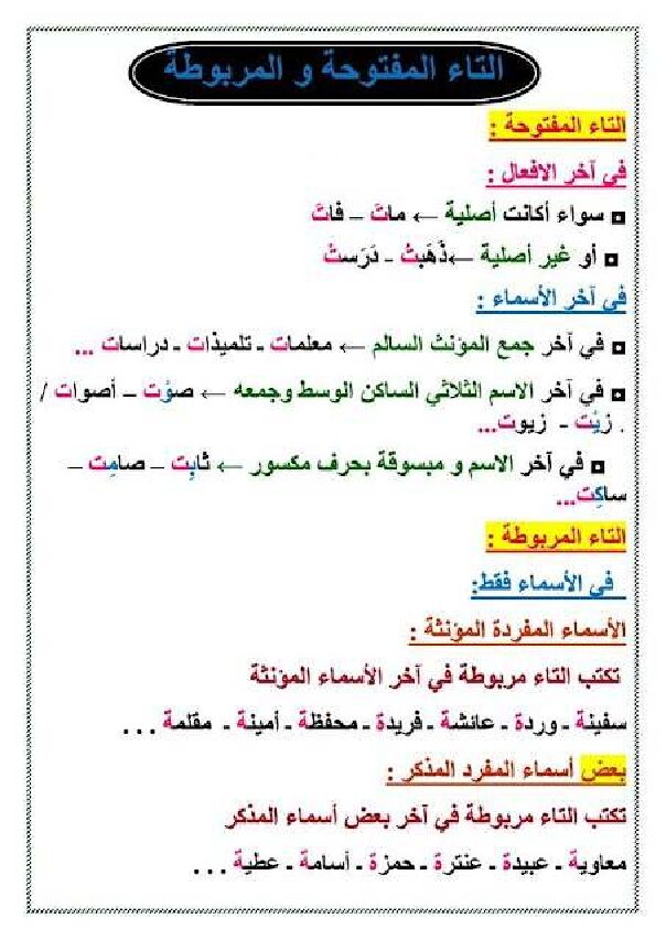 دروس الجملة الفعلية، الفعل المعتل، الأسماء الموصولة، همزة الوصل والقطع 5 ابتدائي